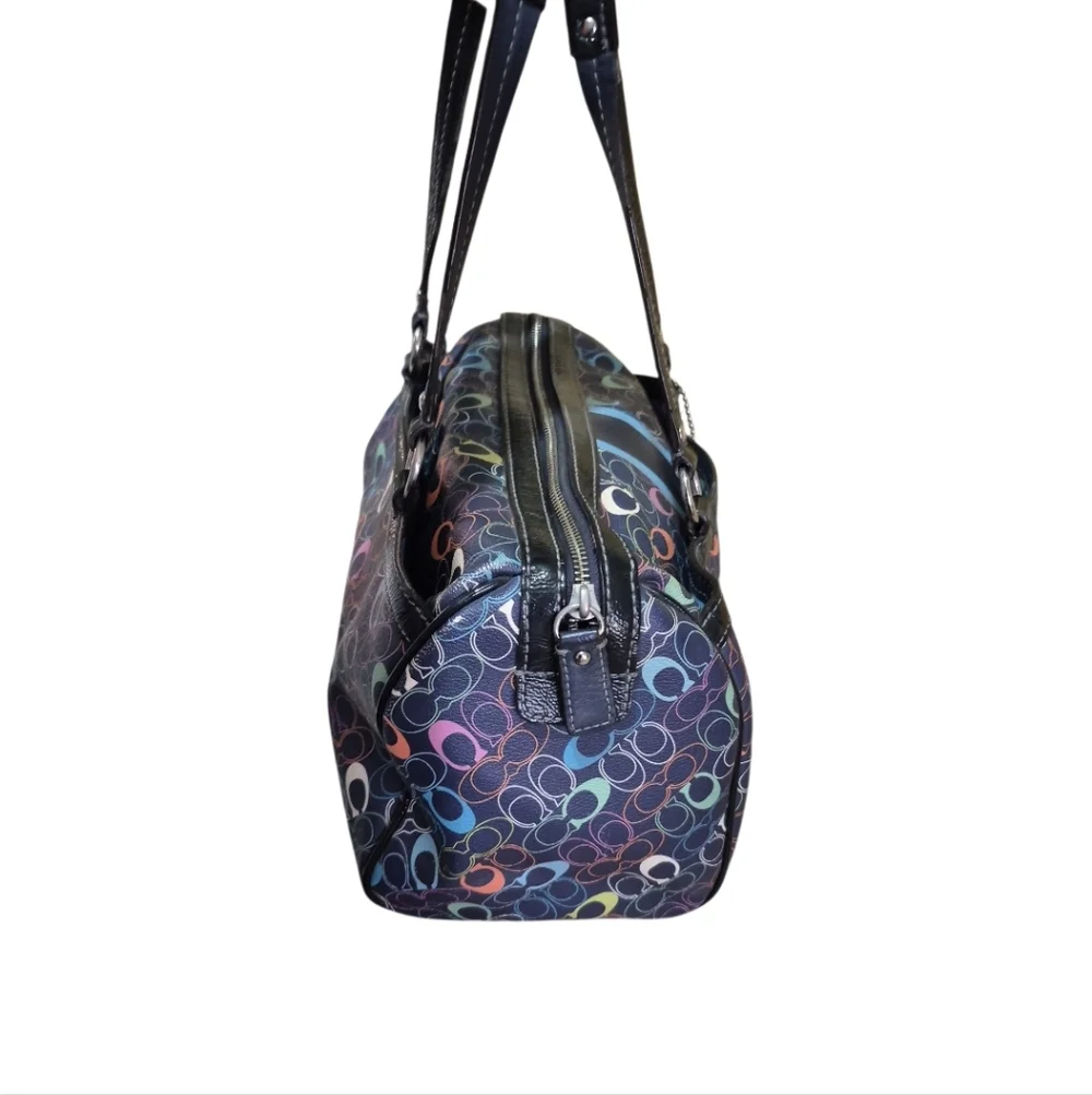 Coach Multicolor Signature Satchel - Picture 3 of 8